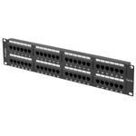 Patch panel 19" de 48 RJ45 CAT.5E UTP 1U Lanberg PPU5-2048-B - RD13300 - 07