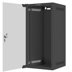 Armario Rack mural 10" 12U F310 280x310x603mm pared desmontado DIY negro Lanberg - TR18000 - 02