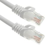 Cable de red ethernet Cat. 6a UTP de 1 m de color blanco - LJ06300 - 01
