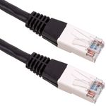 Cable de red ethernet Cat. 6 FTP de 0,5 m de color negro - RU04200 - 01