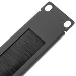 Panel pasacables guíacables para armario rack 19" 1U con cepillo para gestión de cables - RV01200 - 04