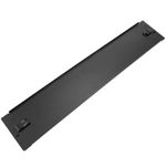 Panel ciego de 2U para armario rack 19" Tapa metal negra a presión - RM07600 - 05