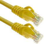 Cable de red ethernet Cat. 6a UTP de 0,25 m de color amarillo - LJ03100 - 01