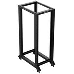 Armario Rack abierto 19" 32U F1000 600x1000x1673mm desmontado DIY negro Lanberg - WL58800 - 03