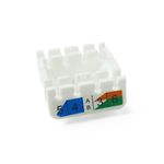 Keystone RJ45 hembra a TB110 Cat.6A STP con montaje sin herramientas - RD06300 - 06