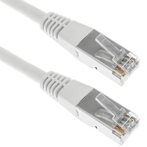 Cable de red ethernet Cat. 6 FTP de 3 m de color blanco