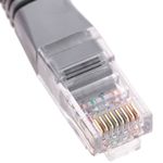 Cable de red ethernet RJ45 LSHF UTP Cat.6 gris 1 m - HF06300 - 02