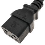 Cable eléctrico alta calidad 3x1.5mm² IEC60320 C19 hembra a C14 macho 3m - FA07300 - 07