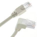 Cable de red de categoría 6 Cat.6 RJ45 acodado-recto UTP 24AWG LAN de 2 m - RJ09700 - 01