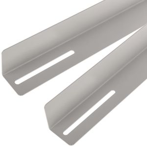 Guías laterales fijas de soporte para armario rack 19 blanco 450mm