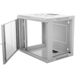 Armario rack mural 19" 9U 600x450x506mm pared blanco SOHORack de RackMatic - WR01300 - 03