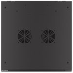 Armario Rack mural 19" 6U F600 600x600x379mm pared desmontado DIY negro Lanberg - WK36400 - 05
