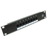 Patch panel 10" para armario rack 8-port RJ45 Cat.5e UTP 1U - TR03100 - 01