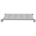 Bandeja fija blanca para armario rack 19" fijación frontal 1U profundidad de 500 mm Lanberg - WK21300 - 01
