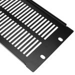 Panel de rejilla de 3U para armario rack 19" Tapa de ventilación negra - RM02800 - 05