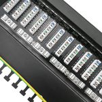 Patch panel 10" para armario rack 12 puertos RJ45 Cat.6A FTP 1U - TR03500 - 04