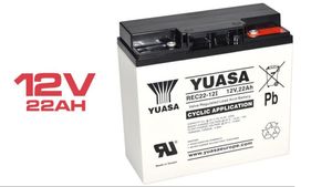 Batería Yuasa REC22-12I plomo ácido 12V 22Ah Ciclo profundo