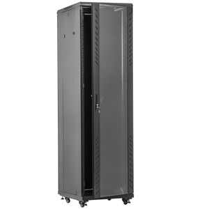 Armario rack 19" de pie 42U 600x1000x2000mm negro MobiRack GO montado
