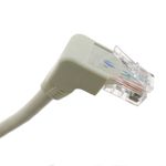 Cable de red de categoría 6 Cat.6 RJ45 acodado UTP 24AWG LAN de 2 m - RJ09400 - 04