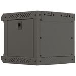 Armario Rack mural 10" 4U F300 300x300x281mm pared desmontado DIY negro Lanberg - TR19700 - 05