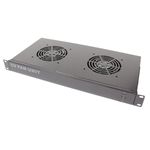 Kit ventilación para armario rack 19" 1U de 2 ventiladores de 120mm - RackMatic - RK06200 - 01