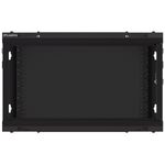 Armario Rack mural 19" 6U F600 600x600x379mm pared desmontado DIY negro Lanberg - WK36400 - 10