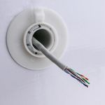 Bobina de cable de red LAN UTP categoría cat.6 24AWG CCA rígido gris 305m - LN05600 - 03