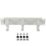 Panel pasacables para armario rack 10" blanco de 3 de anillas 1U Lanberg - RM15100 - 02