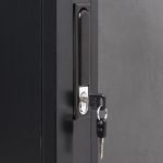 Armario rack 19" de pie 22U 600x600x1160mm negro MobiRack GO montado - WA00101 - 05