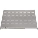 Bandeja telescópica ajustable para armario rack 19" de 1U y fondo 650mm blanco - RZ02800 - 02