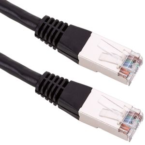 Cable de red ethernet Cat. 6 FTP de 3 m de color negro