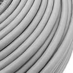 Bobina de cable de red ethernet Cat. 6 FTP de 100 m rígido de color gris - LM07500 - 04