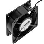 Ventilador de techo para armario rack 19" de 120mm 220VAC con rejilla y cable de alimentación - RK05100 - 07