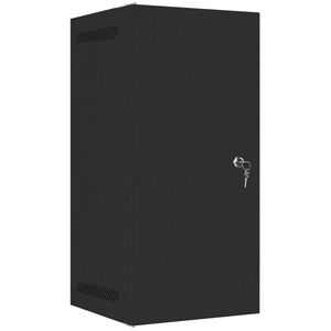 Armario Rack mural 10" 12U F310 280x310x603mm pared desmontado DIY negro Lanberg