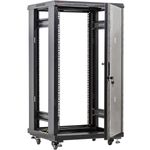 Armario rack 19" de pie 22U 600x1000x1160mm negro MobiRack GO montado - WA00300 - 02
