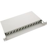 Patch Panel de fibra óptica 1U beige de 12 SC duplex - FQ01300 - 08
