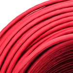 Bobina de cable de red LAN UTP categoría cat.6 23AWG CCA rígido rojo 305 m - LN09500 - 05