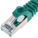 Cable de red ethernet Cat. 6A FTP de 0,25 m de color verde - LJ22100 - 06