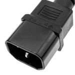 Cable adaptador C14 a schuko hembra cable de alimentación IEC-60320 de 20cm - FA09100 - 07
