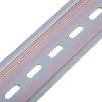 Pack de 3 carriles DIN color zinc de 400mm perforado raíl de 35x7mm - MF08600 - 05
