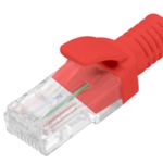 Cable de red ethernet Cat. 6 UTP de 3 m de color rojo PCU6-10CC-0300-R - RJ10500 - 06
