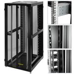 Armario rack 19" de pie 42U 800x1200x2000mm puerta perforada MobiRack GO montado - WA06700 - 03