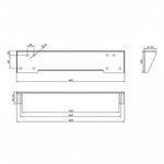 Estructura rack mural 19" de 1U vertical de pared o bajo escritorio - RR05000 - 05