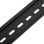 Pack de 3 carriles DIN color negro de 200mm perforado raíl de 35x7mm - MF08100 - 05