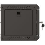 Armario Rack mural 10" 4U F300 300x300x281mm pared desmontado DIY negro Lanberg - TR19700 - 06