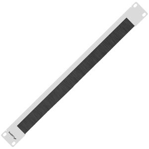 Panel pasacables para armario rack 19" blanco con cepillo 1U Lanberg AK-1103-S