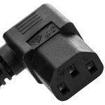 Cable de alimentación IEC-60320 C13-Acodado a C14 de 1.8m - FA07400 - 02