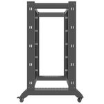 Armario Rack abierto 19" 22U F800 600x800x1250mm desmontado DIY negro Lanberg - WL58000 - 02