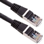 Cable de red ethernet Cat. 6 FTP de 0,25 m de color negro - RU04100 - 03