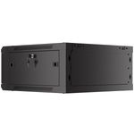 Armario Rack mural 19" 4U F600 600x600x277mm pared desmontado DIY negro Lanberg - WK36200 - 04